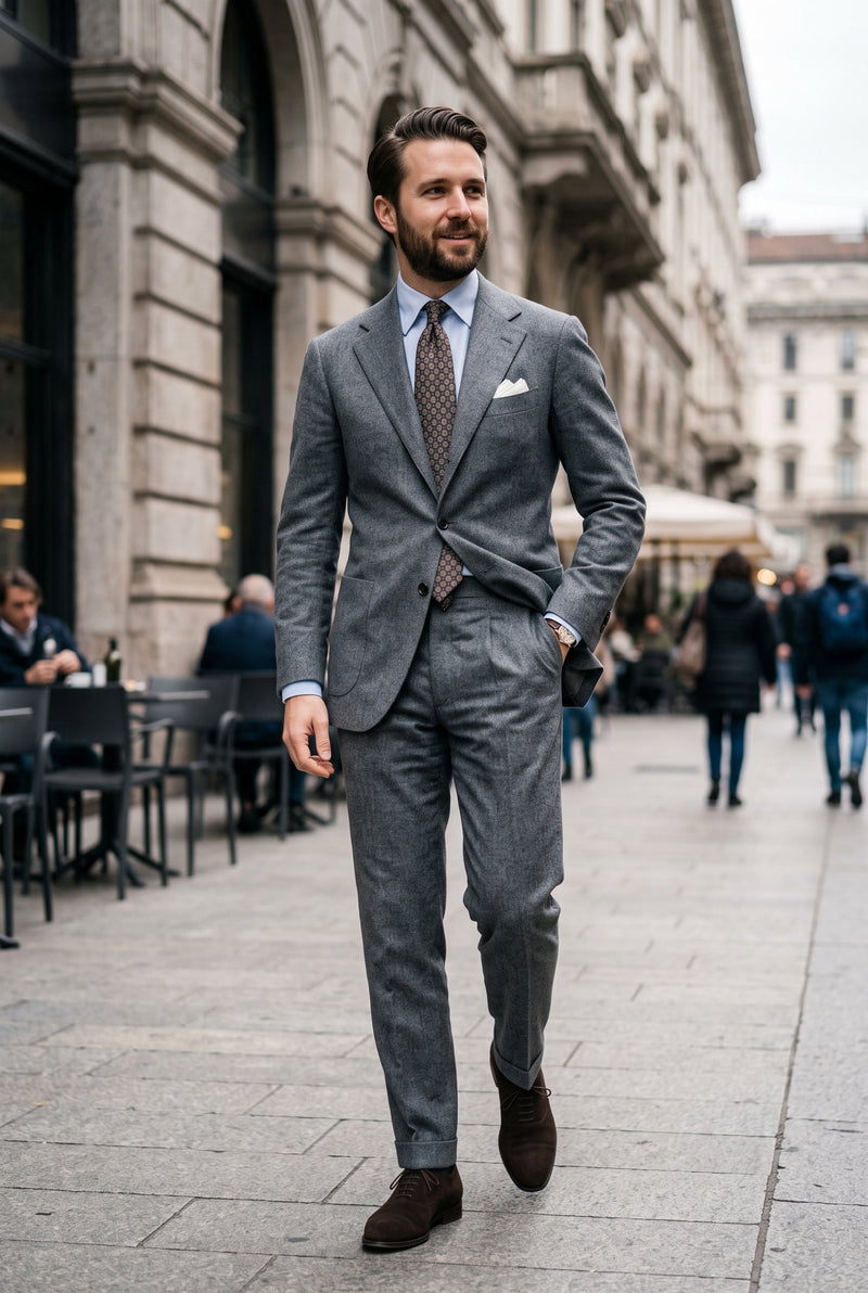 Why 13oz Flannel Beats Super 150s in an European Winter